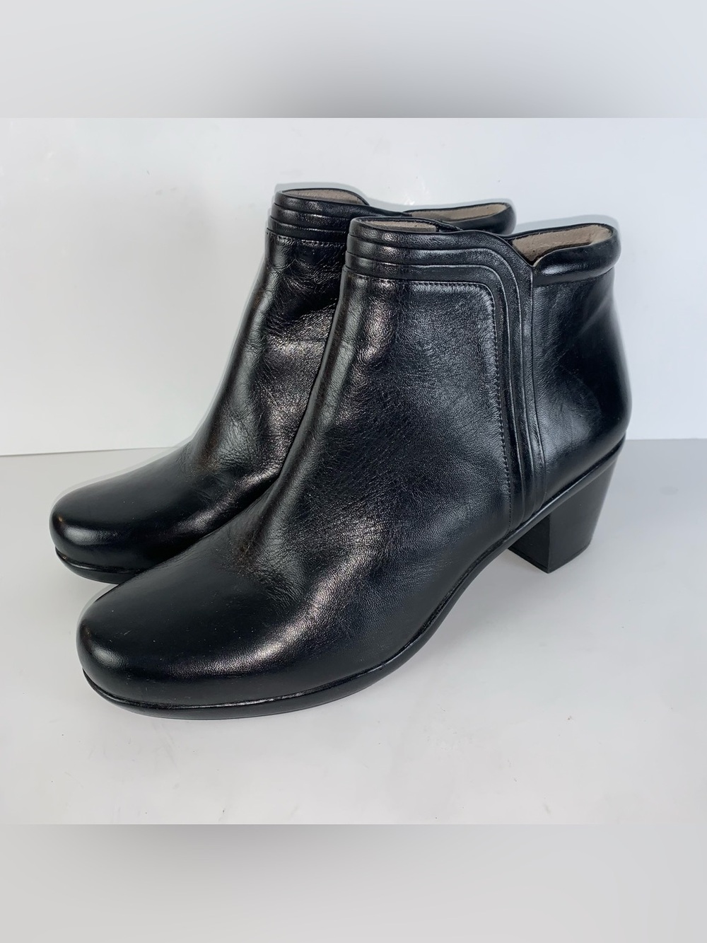 Naturalizer Elisabeth boots black leather womens size 9 M